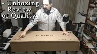 Kurzweil KP300x| Unboxing & Detailed Review of Construction Quality!