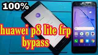 huawei p8 lite frp bypass without pc / pra-lx1 google account bypass 2022 / frp all honor