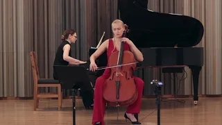 Brahms- Cello Sonata No.1 in E minor, Op. 38 / Margarita Balanas , Daria Tudor