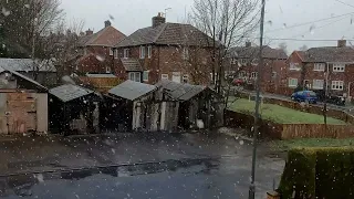 Storm Eunice & Snowing in England | Most Oddly Satisfying Video
