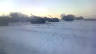 War in Ukraine. Арта ДНР работает по силам АТО   Militias artillery firing