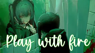 Nightcore - Play With Fire - (Sam Tinnesz, Yacht Money) (Lyrics)