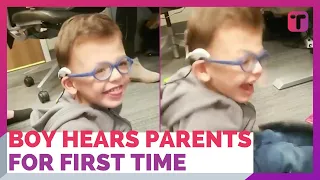 Boy Hears Parent's Voices For First Time As Cochlear Implants Activated
