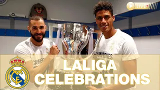 Real Madrid's LaLiga title dressing room celebrations!