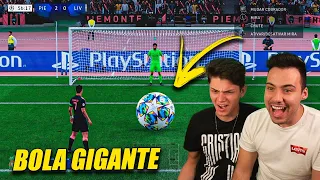 FIFA, mas com uma BOLA GIGANTE!