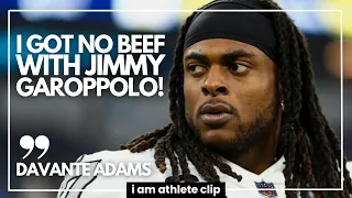 Davante Adams Un-Cut Thoughts On Jimmy Garoppolo and Aaron Rodgers | I AM ATHLETE Clip