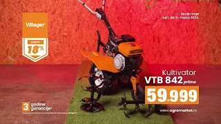 VILLAGER® motorni kultivator VTB 842 Prime