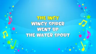 Incy Wincy Spider  | Sing A Long | Nursery Rhyme | KiddieOK