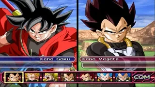 Goku xeno all form  vs Vegeta xeno all form  Dragon ball budokai tenkaichi 3 mod