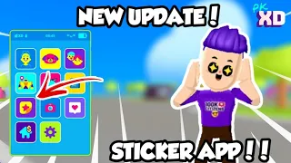 PK XD THE NEW UPDATE IS OUT!! STICKER APP!!🤩 CamBo52