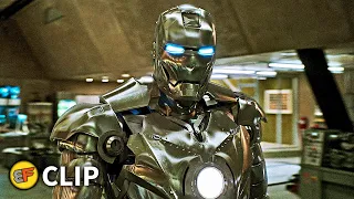 Iron Man Mark II Armor - Test Flight Scene | Iron Man (2008) IMAX Movie Clip HD 4K