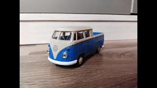 Volkswagen T1 Double Cabin Welly 1/34
