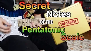 Secret Notes Of The Pentatonic Scale 5 Licks ( With Tabs)