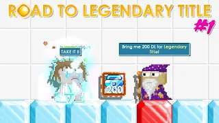 SELLING MY EXPENSIVE ITEMS!! | Road to Legendary Title #1 | Growtopia