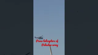 Puma helicopters of Pakistan army