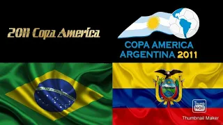 Brazil vs Ecuador (4-2) 2011 Copa America full match