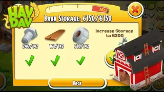 Hay Day Upgrade Barn 6200 | Level 200 Gameplay