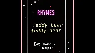 RHYMES - teddy bear teddy bear covered by kids💃