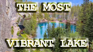 The Most Vibrant Lake in Canmore!