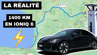 Les vacances en voiture électrique: voici la réalité sur 1'400 km en Hyundai Ioniq 6 !