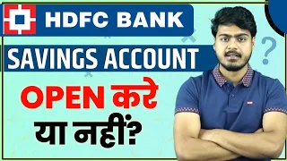 HDFC Bank regular savings account all details | hdfc bank savings account open kare ya nahi