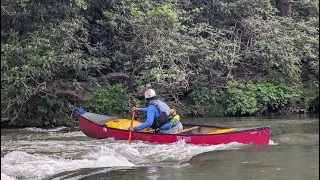 Whitewater Canoeing In A Longboat (Two Rivers In NC 1 Day)