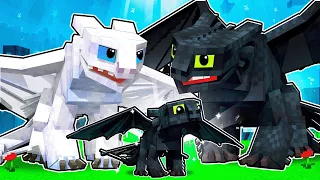 A Baby NightFury is Born - Minecraft Dragons -Ep 1