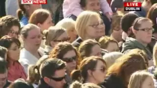 Boyzone sing at Stephen Gately's funeral "In This Life"