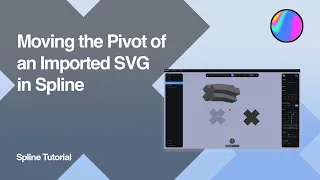 Moving the Pivot of an imported SVG in Spline