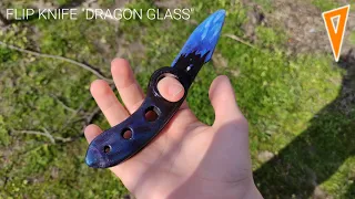 Как сделать нож ФЛИП-НОЖ DRAGON GLASS из Standoff 2 #24