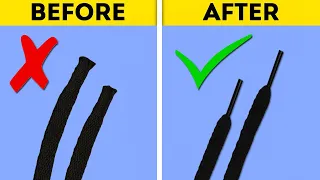 How To Fix Your SHOE LACE ! ( SaTisfyiNg )💢😀