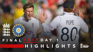 Joe Root Dismisses Dominant Pant | Highlights | England v India - Day 1 | LV= Insurance Test 2022