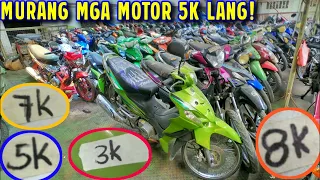 Motorcyle Repo Warehouse na may Murang Motor! 5k lang May MOTOR KA NA ! Sobrang mura dito!