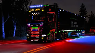 Euro Truck Simulator 2 Led Light Mod Game Play  ||  2022 || LED MOD ||  #Ets2Mods