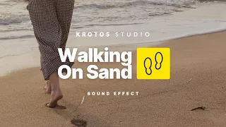 Walking on Sand Sound Effect | 100% Royalty Free | No Copyright