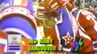 Superseries 1990 91   Vancouver Canucks vs Red Army 01 13 1991