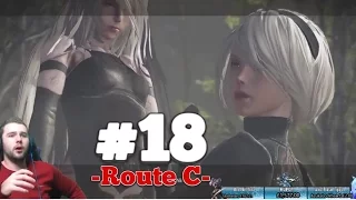 Final Fantasy Peasant's NIER AUTOMATA playthrough: Pt.18- Route C SHOCK CUTSCENE!