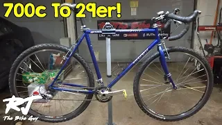 700c to 29er Wheel Conversion - DIY Gravel Bike Update