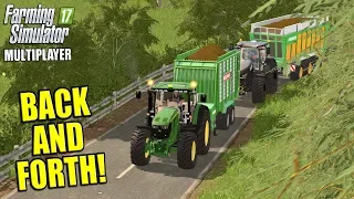 BACK AND FORTH | Multiplayer Coldborough Park Farm - Farming Simulator 17