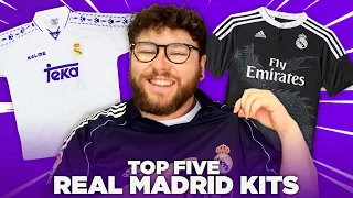 TOP 5 REAL MADRID KITS OF ALL TIME!
