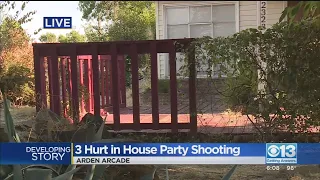 3 Shot Overnight At Arden-Arcade Area House Party, Sheriff Says