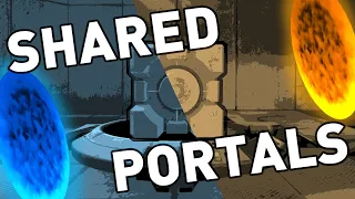 Playing Portal 1 and 2 with One Set of Portals