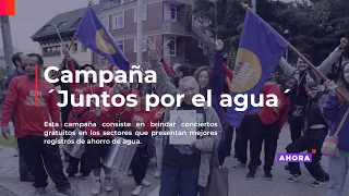 Campaña ‘Juntos por el agua’ en los barrios de Bogotá