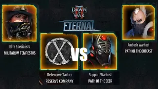 Dawn of War 2: Eternal Mod 2 vs 2 Imperial Guard and Space Marines vs Eldar
