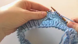 Learn to Knit Butterfly Stitch