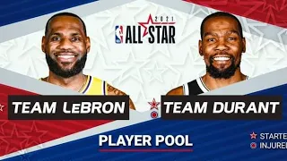 NBA All-Star 2021 Draft Show | Team LeBron vs Team Durant