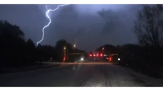 Rare Thundersnow/Lightning Denver, CO 11-5-15