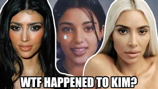 weird a$s transformation of Kim Kardashian - wtf happened?!