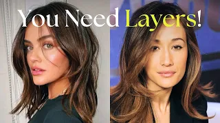 Get Layered Hair if you have THESE features!  |  Benefits of Layers on your Facial Proportions