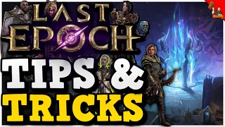 Last Epoch Tips and Tricks Beginners guide